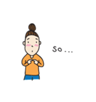 Bun Bun Girl（個別スタンプ：35）