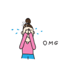 Bun Bun Girl（個別スタンプ：39）