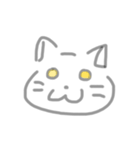 白いぬこ（個別スタンプ：1）