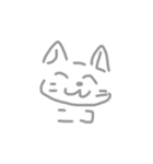白いぬこ（個別スタンプ：2）