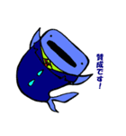 サメ 敬語スタンプ（個別スタンプ：2）