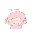 羊と白猫のゆるめスタンプ（個別スタンプ：5）