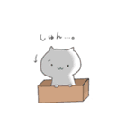 羊と白猫のゆるめスタンプ（個別スタンプ：31）