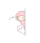 羊と白猫のゆるめスタンプ（個別スタンプ：39）