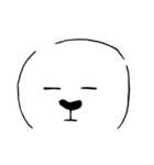 かたちの崩れたアザラシたち（個別スタンプ：7）