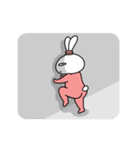 Yoga ＆ Dancing Rabbit（個別スタンプ：1）