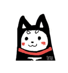 黒柴 てっちゃん（個別スタンプ：6）