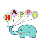 Blue naughty elephant（個別スタンプ：2）