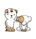 color dog daily life（個別スタンプ：12）