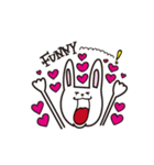 おはよう、うさぎ（個別スタンプ：3）