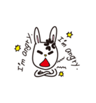 おはよう、うさぎ（個別スタンプ：4）