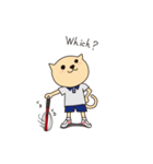 ねこテニス（個別スタンプ：25）