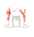 Cute Long Ears Bunny（個別スタンプ：13）
