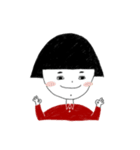 little girl and little boy（個別スタンプ：2）