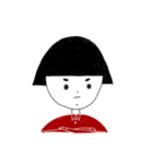 little girl and little boy（個別スタンプ：4）