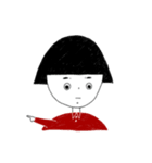 little girl and little boy（個別スタンプ：6）