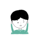 little girl and little boy（個別スタンプ：10）