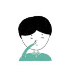 little girl and little boy（個別スタンプ：12）
