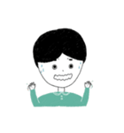 little girl and little boy（個別スタンプ：14）
