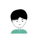 little girl and little boy（個別スタンプ：17）