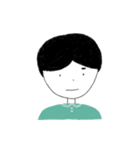 little girl and little boy（個別スタンプ：18）