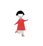 little girl and little boy（個別スタンプ：22）
