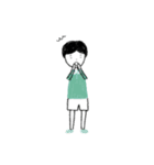 little girl and little boy（個別スタンプ：23）