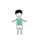 little girl and little boy（個別スタンプ：24）