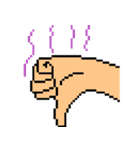 pixel hand（個別スタンプ：2）