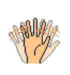pixel hand（個別スタンプ：40）