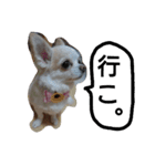 元保護犬のもずく＆はな（個別スタンプ：20）