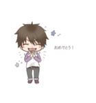 ふきだし男子。（個別スタンプ：9）