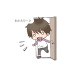 ふきだし男子。（個別スタンプ：12）