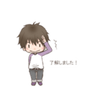 ふきだし男子。（個別スタンプ：40）
