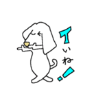 いぬきち。たまに、ふくきち。（個別スタンプ：3）