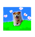 ミックス犬ももの日常（個別スタンプ：5）