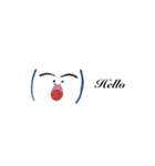 顔文字アレンジスタンプ(英語版)4（個別スタンプ：3）