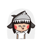 Crazy shark men and women 2（個別スタンプ：5）
