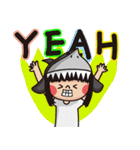 Crazy shark men and women 2（個別スタンプ：12）
