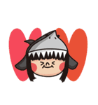 Crazy shark men and women 2（個別スタンプ：14）