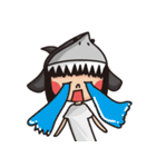 Crazy shark men and women 2（個別スタンプ：26）
