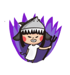 Crazy shark men and women 2（個別スタンプ：30）