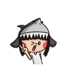 Crazy shark men and women 2（個別スタンプ：38）