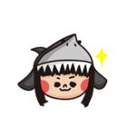 Crazy shark men and women 2（個別スタンプ：39）