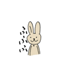 茶うさぎ（個別スタンプ：5）