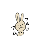 茶うさぎ（個別スタンプ：7）