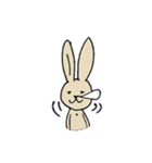 茶うさぎ（個別スタンプ：8）