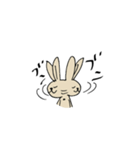 茶うさぎ（個別スタンプ：14）