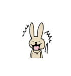 茶うさぎ（個別スタンプ：16）