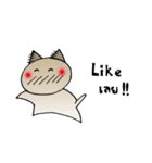 cat no mouth 1（個別スタンプ：27）